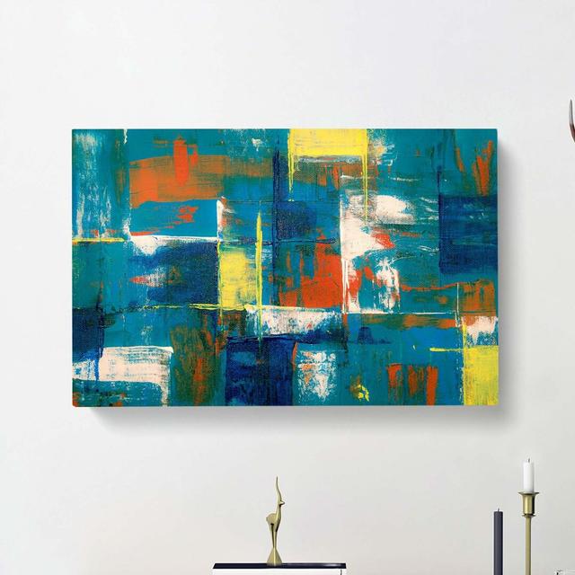 Abstract Art Painting Vol.277 by S.Johnson - Wrapped Canvas Painting Print East Urban Home Size: 50cm H x 76cm W x 3cm D on Productcaster.