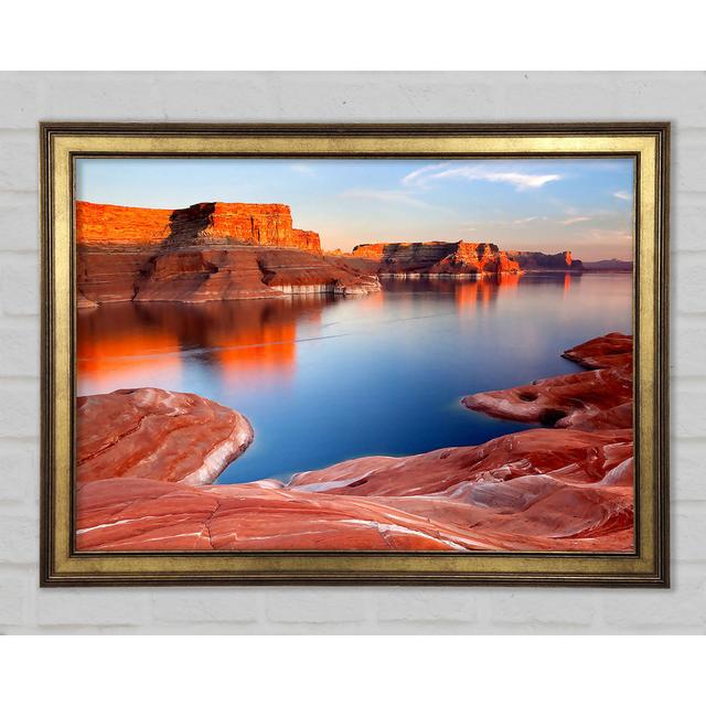 Padre Bay Lake Powell Utah Gerahmter Druck Haus am Meer Größe: 42 cm H x 59,7 cm B x 1,5 cm T on Productcaster.