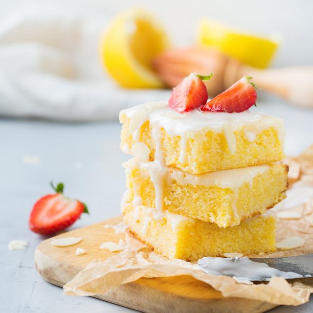 Lemon Cookie Bars by Aamulya - Wrapped Canvas Photograph Ebern Designs Size: 30cm H x 30cm W x 3.8cm D on Productcaster.