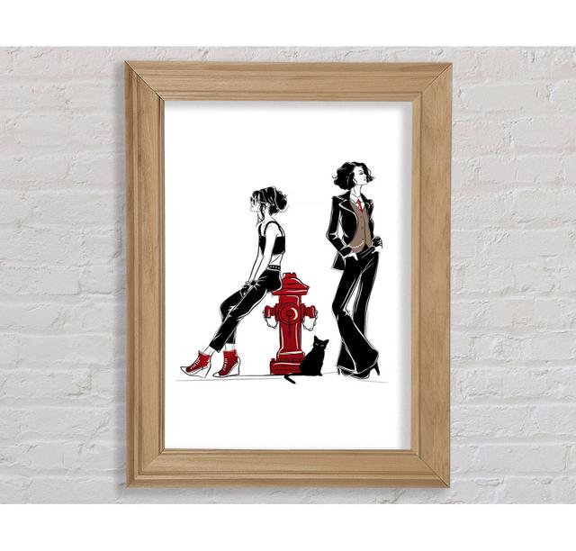 Funky Women - Print Bright Star Size: 59.7cm H x 42cm W x 8cm D on Productcaster.