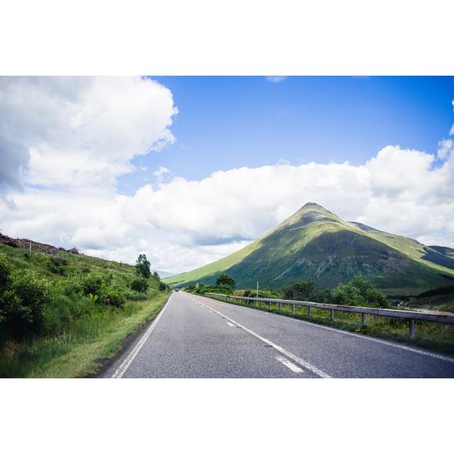 Scottish High Road - Wrapped Canvas Photograph Alpen Home Size: 81cm H x 122cm W x 3.8cm D on Productcaster.