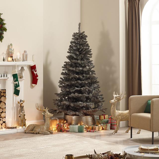 Grey Fir Christmas Tree The Seasonal Aisle Size: 8" H on Productcaster.