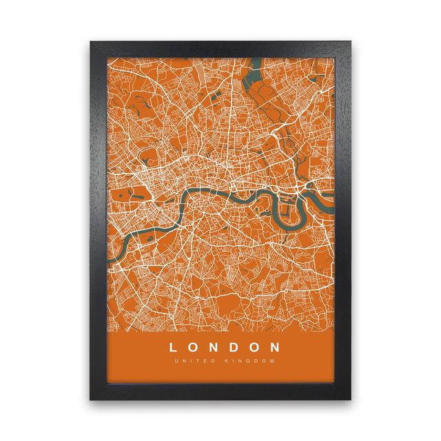 London I - Graphic Art Borough Wharf Format: Black Paper, Size: 34cm H x 25cm W x 3cm D on Productcaster.