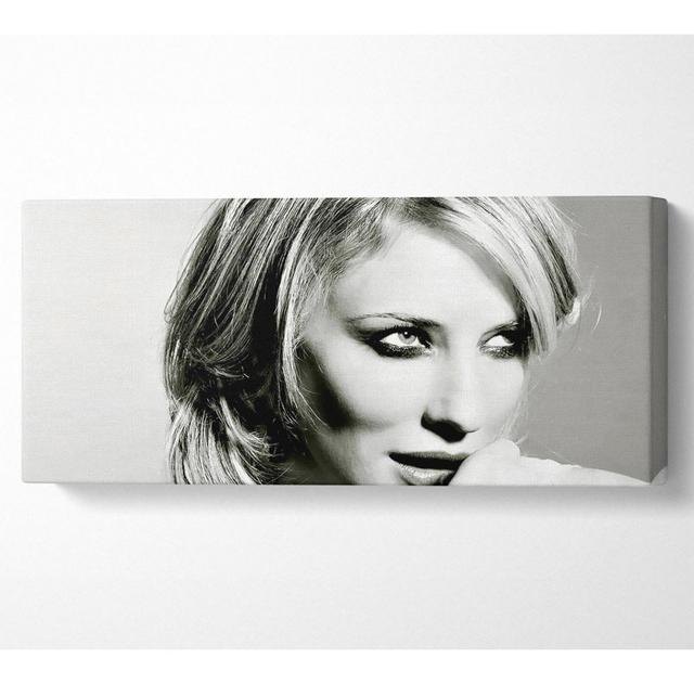 Cate Blanchett - Kunstdrucke auf Leinwand - Wrapped Canvas Canora Grey Größe: 81,3 cm H x 183 cm B on Productcaster.