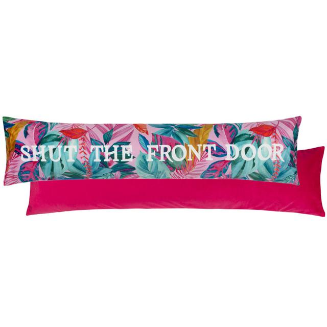 Shut The Front Door Rectangular Floor Pillow Cover furn. on Productcaster.