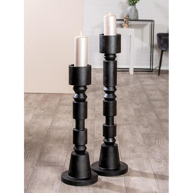 Resin Tabletop Candlestick Marlow Home Co. on Productcaster.