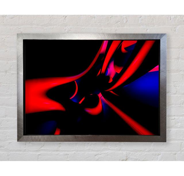 Red Tubular - Single Picture Frame Art Prints Bright Star Size: 59.7cm H x 84.1cm W x 3.4cm D on Productcaster.