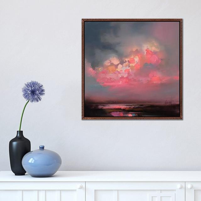 Cumulus Consonance Study I by Scott Naismith - Painting on Canvas 17 Stories Format: Classic Brown Wood Framed, Size: 45.72cm H x 45.72cm W x 3.81cm D on Productcaster.