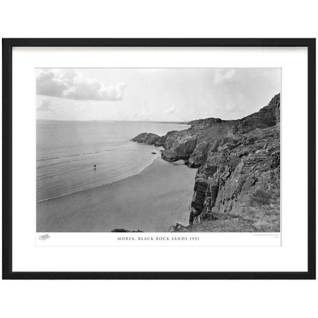 Morfa, Black Rock Sands 1931 by Francis Frith - Single Picture Frame Print The Francis Frith Collection Size: 45cm H x 60cm W x 2.3cm D on Productcaster.