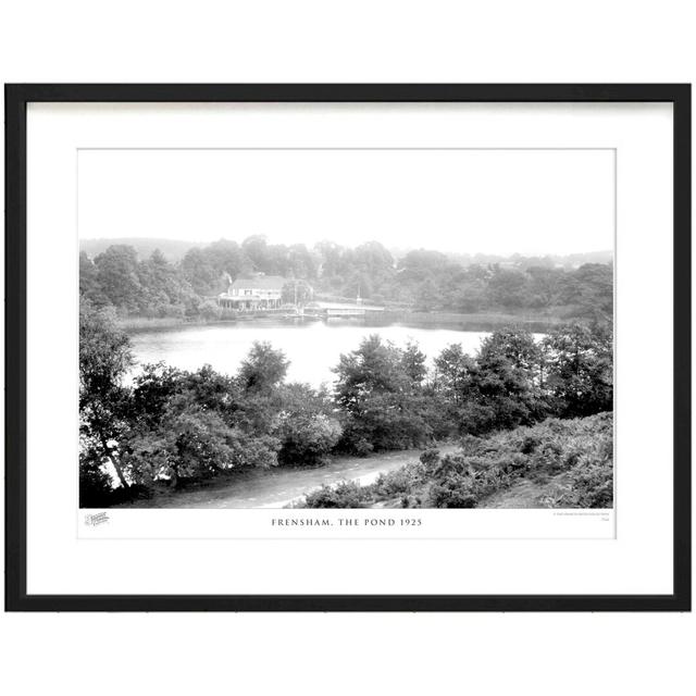 'Frensham, the Pond 1925' by Francis Frith - Picture Frame Photograph Print on Paper The Francis Frith Collection Size: 40cm H x 50cm W x 2.3cm D on Productcaster.