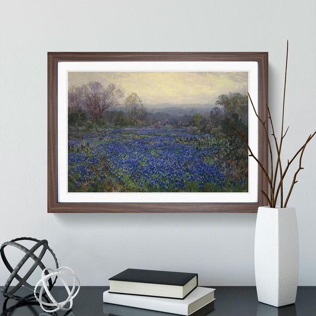 Bluebonnet Flowers Vol.12 by Julian Onderdonk - Picture Frame Painting East Urban Home Frame Option: Walnut Framed, Size: 27cm H x 36cm W x 2cm D on Productcaster.