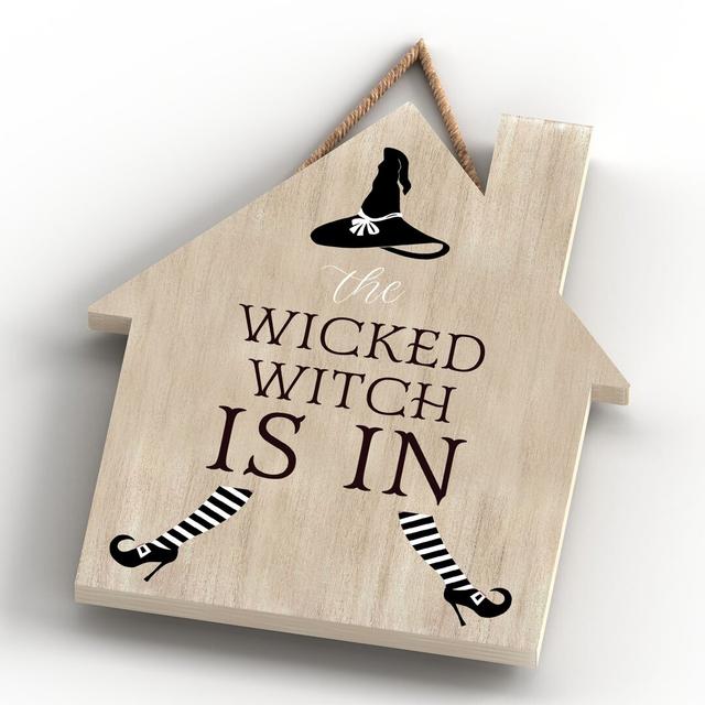 The Wicked Witch Is In Sign The Seasonal Aisle on Productcaster.