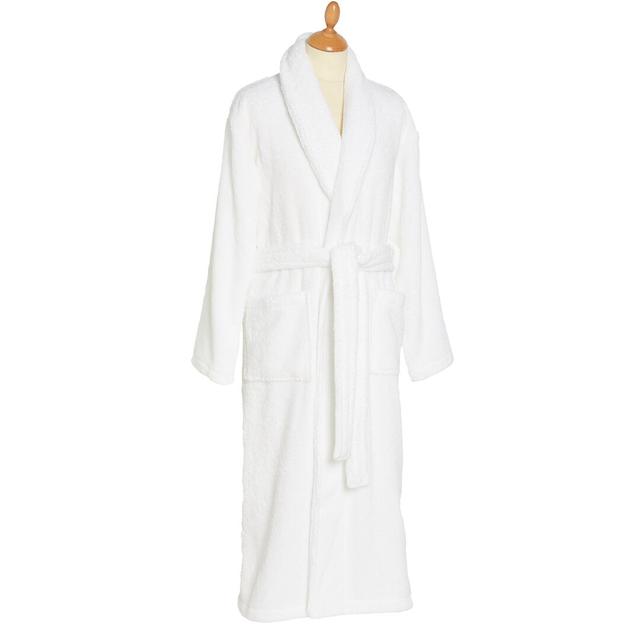 Lanz Bathrobe Ebern Designs Size: 122cm H x 51cm W x 51cm D, Colour: White on Productcaster.