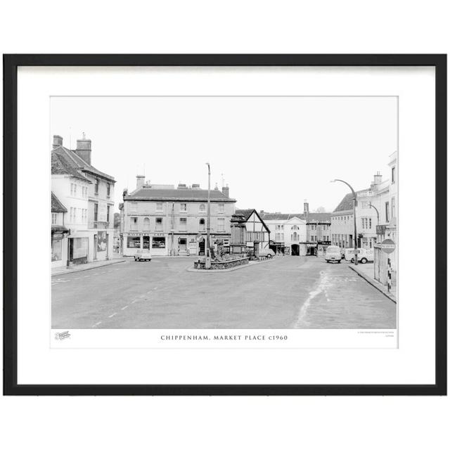 'Chippenham, Market Place C1960' - Picture Frame Photograph Print on Paper The Francis Frith Collection Size: 60cm H x 80cm W x 2.3cm D on Productcaster.