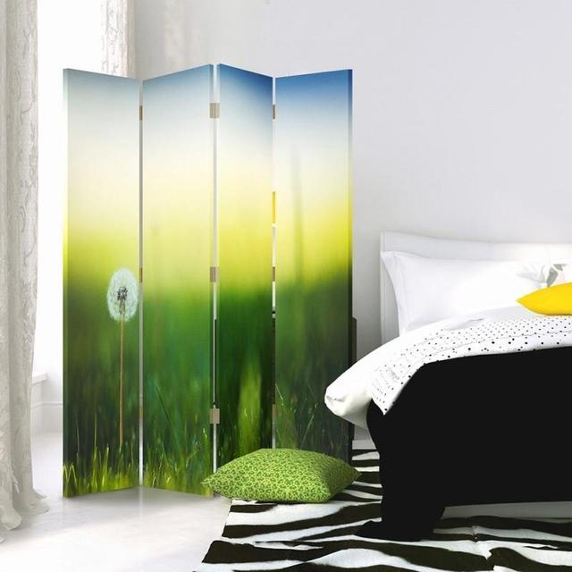 Adelisa Room Divider 17 Stories Size: 170cm H x 145cm W, Number of Panels: 4 on Productcaster.