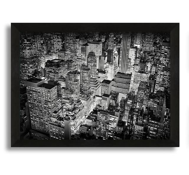 Looking Down on the Big Apple - Picture Frame Photograph on Canvas Latitude Run on Productcaster.