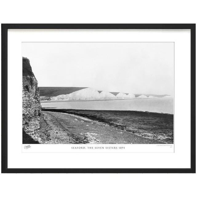 'Seaford, the Seven Sisters 1891' by Francis Frith - Picture Frame Photograph Print on Paper The Francis Frith Collection Size: 28cm H x 36cm W x 2.3c on Productcaster.