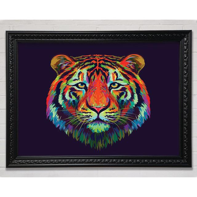 The Great Vibrant Tiger - Single Picture Frame Art Prints Bright Star Size: 29.7cm H x 42cm W on Productcaster.