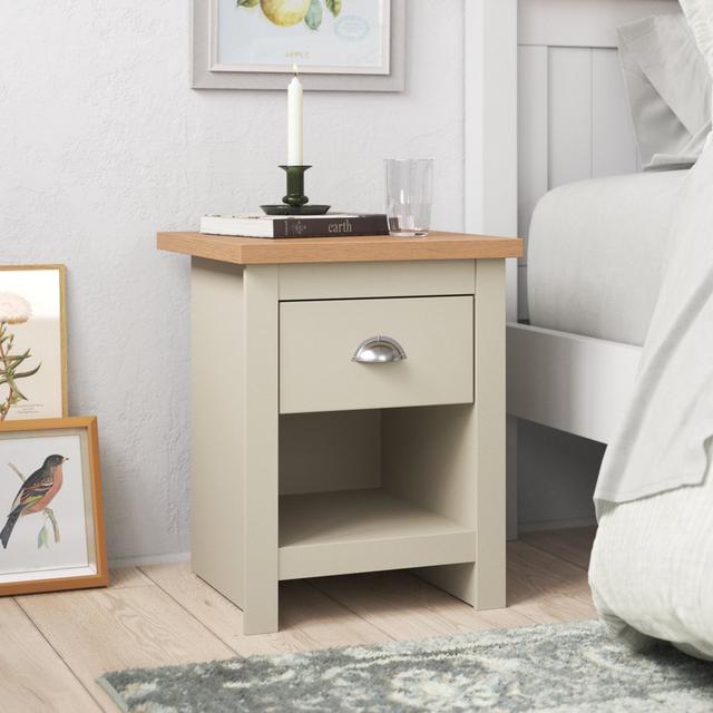 Aquitaine Bedside Table Fernleaf on Productcaster.