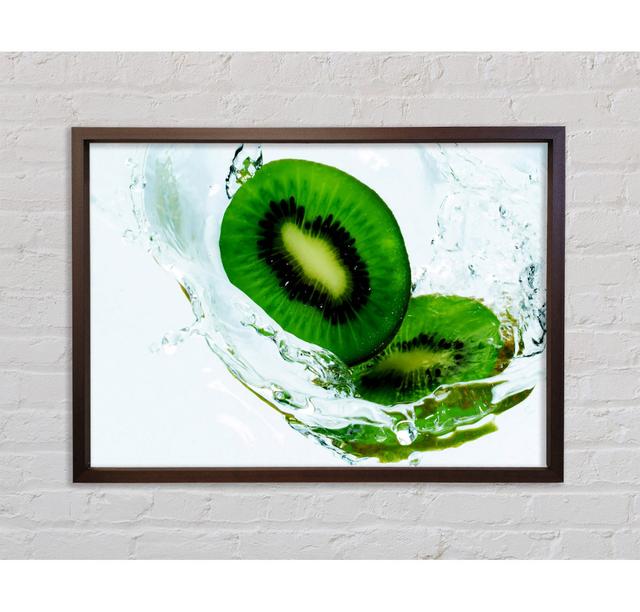 Kiwi Splash Framed Print Bright Star Size: 84.1cm H x 118.9cm W on Productcaster.