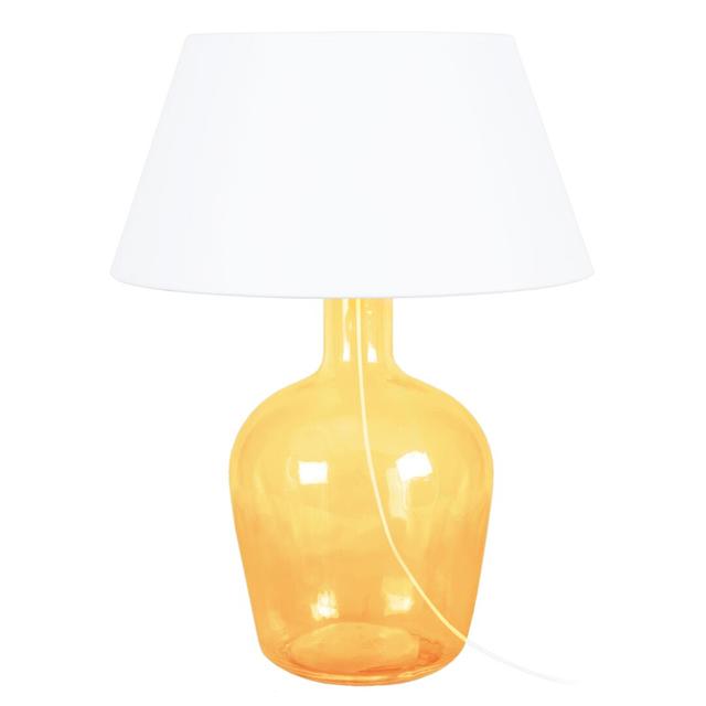 Carina 50cm Table Lamp Highland Dunes Base Colour: Yellow on Productcaster.