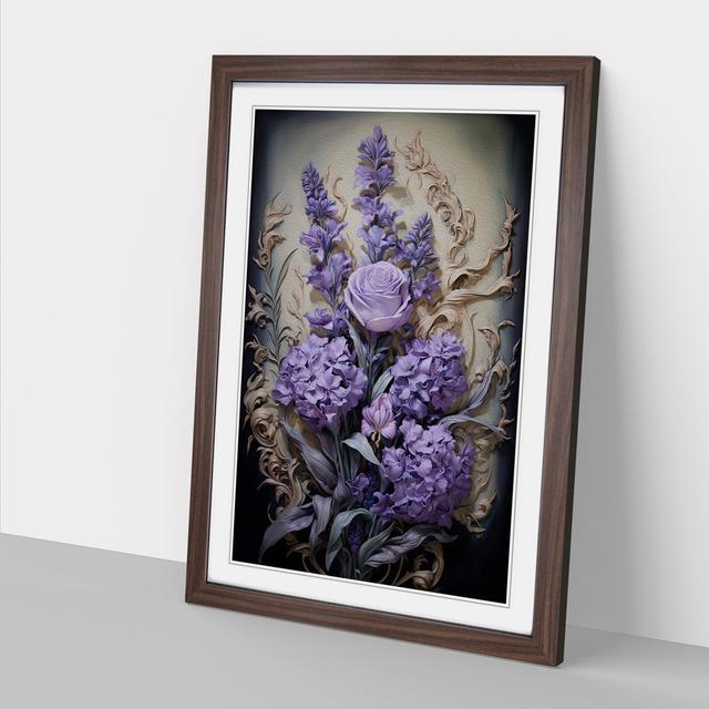 Single Picture Frame Art Prints on Wood Lily Manor Format: Walnut, Size: 34cm H x 25cm W x 2cm D on Productcaster.