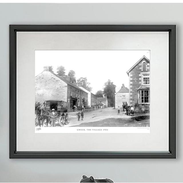 'Gweek, the Village 1904' - Picture Frame Photograph Print on Paper The Francis Frith Collection Size: 60cm H x 80cm W x 2.3cm D on Productcaster.