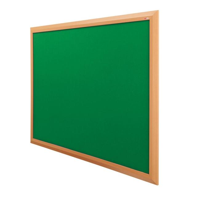 Wall Mounted Bulletin Board Symple Stuff Size: 60 cm H x 90 cm W, Colour: Green on Productcaster.