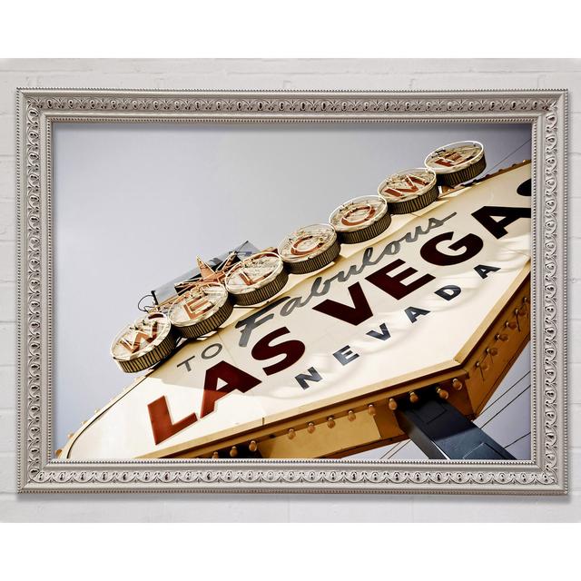 Las Vegas Sign - Single Picture Frame Art Prints Bright Star Size: 84.1cm H x 118.9cm W x 3cm D on Productcaster.