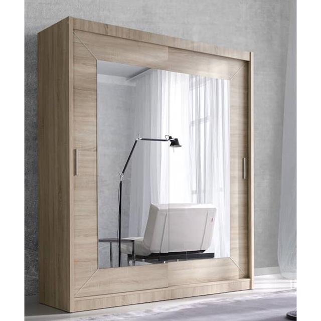 Janiris 2 Door Sliding Wardrobe Ebern Designs on Productcaster.