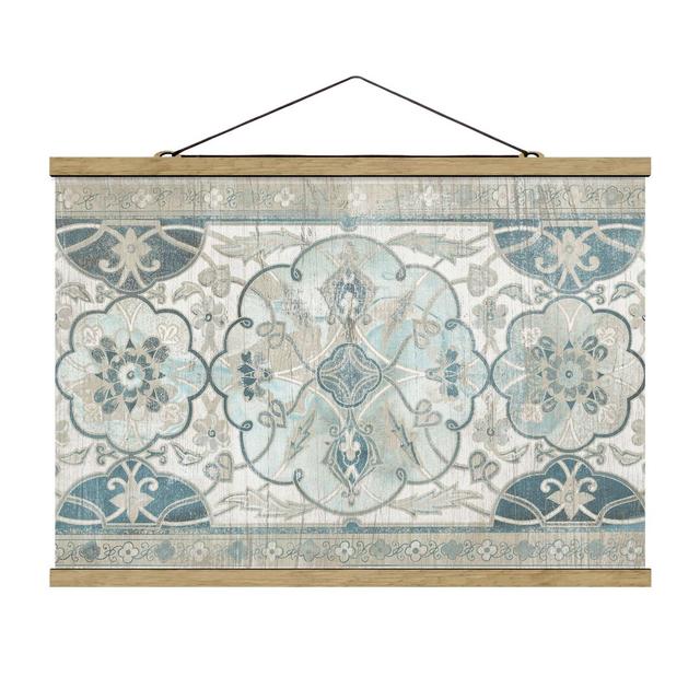 Wood Panel Persian Vintage II - Graphic Art Print Isabelline Size: 66.5cm H x 100cm W x 0.3cm D on Productcaster.