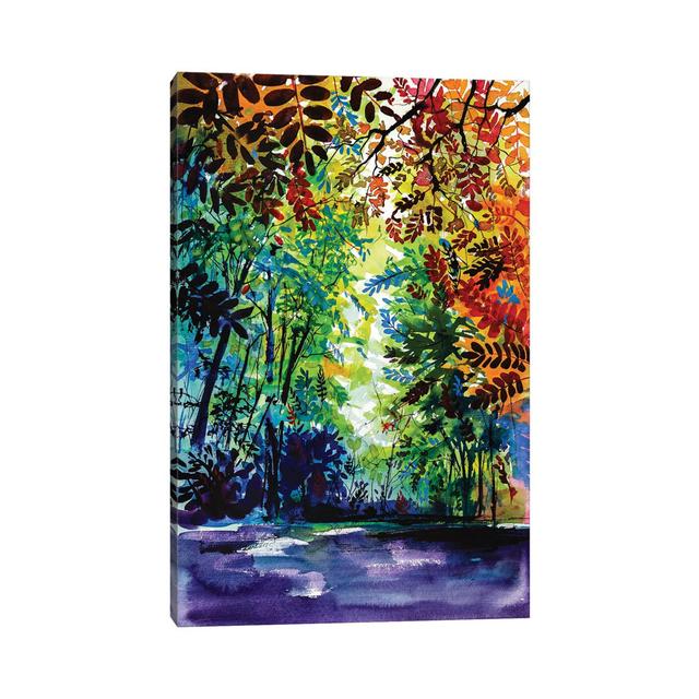 Beautiful Autumn by Anna Brigitta Kovacs - Wrapped Canvas Graphic Art Rosalind Wheeler Size: 66.04cm H x 45.72cm W x 1.91cm D on Productcaster.