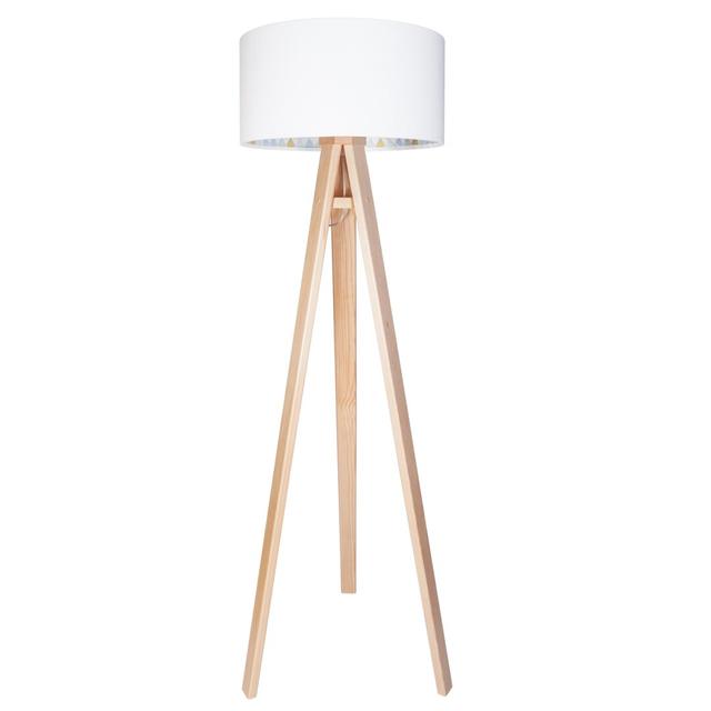 Neva 140cm Tripod Floor Lamp Mikado Living Base Finish: Natural on Productcaster.