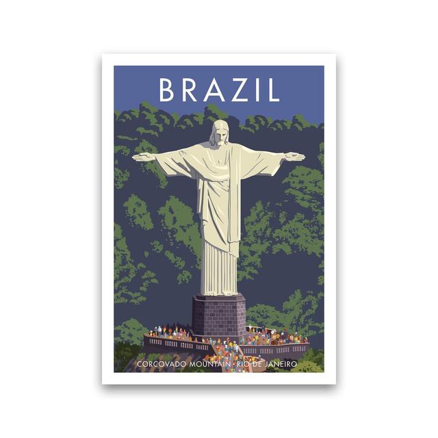 Brazil Travel Art Print By Stephen Millership 30 X 40Cm / White Grain Rosalind Wheeler Format: Paper, Size: 42cm H x 30cm W x 1cm D on Productcaster.