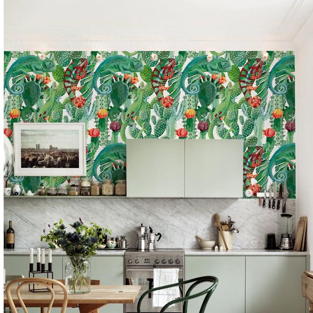 Antwand No Pattern and Not Solid Colour Wallpaper Latitude Vive Size: 250 x 104cm on Productcaster.