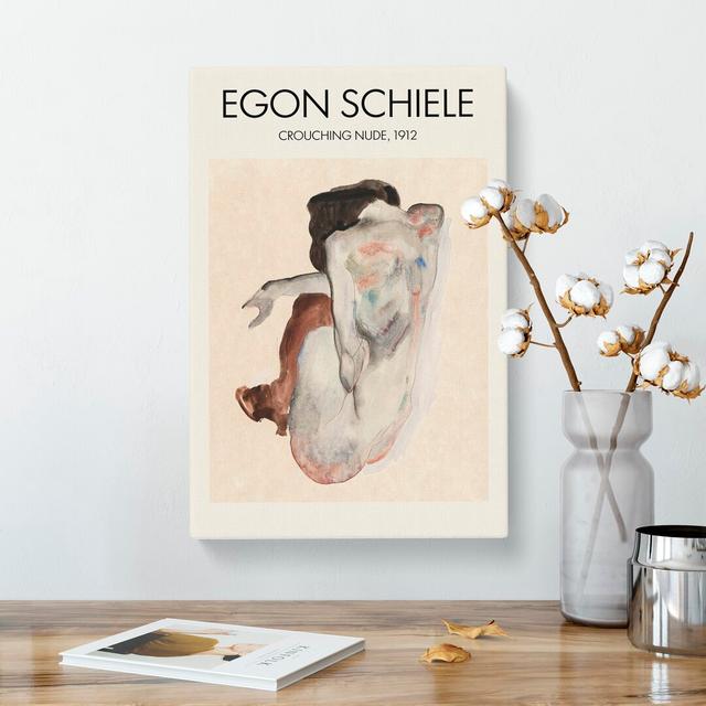 Portrait of a Woman Vol.8 by Egon Schiele - Wrapped Canvas Painting East Urban Home Size: 50cm H x 35cm W x 3cm D on Productcaster.