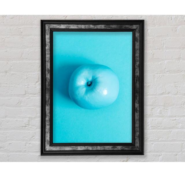 Blue Apple - Single Picture Frame Art Prints Ebern Designs Size: 142.2cm H x 84.1cm W on Productcaster.