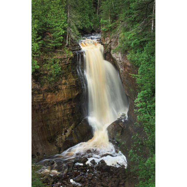 Miners Falls Michigan by Alan Majchrowicz - Wrapped Canvas Photograph Alpen Home Size: 76cm H x 51cm W on Productcaster.