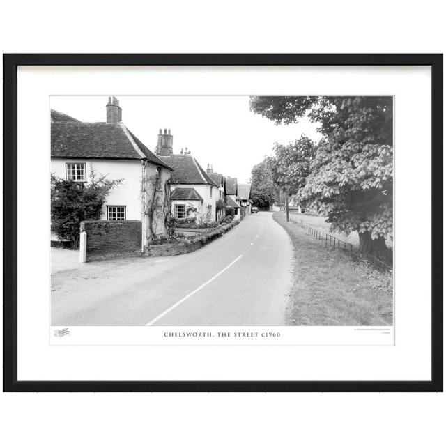 'Chelsworth, the Street C1960' by Francis Frith - Picture Frame Photograph Print on Paper The Francis Frith Collection Size: 45cm H x 60cm W x 2.3cm D on Productcaster.