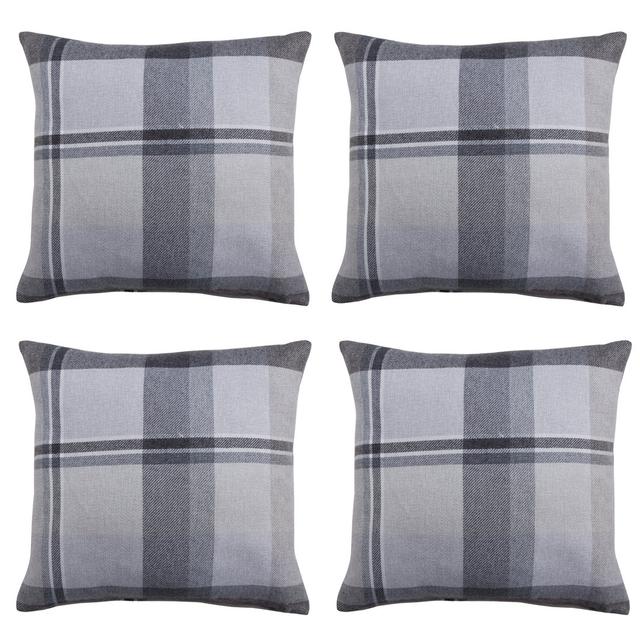 Biglerville Square Cushion With Filling Brambly Cottage Colour: Grey on Productcaster.