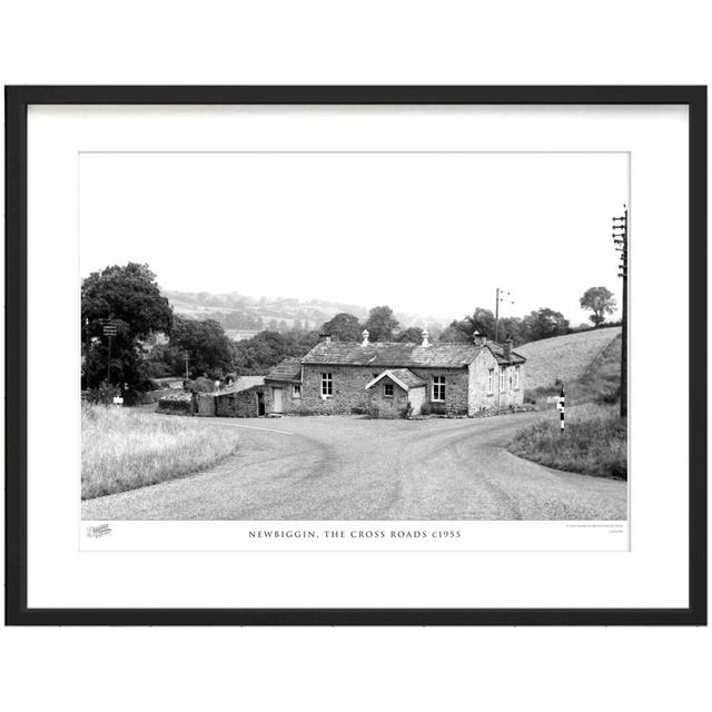 Newbiggin, The Cross Roads C1955 - Single Picture Frame Print The Francis Frith Collection Size: 28cm H x 36cm W x 2.3cm D on Productcaster.