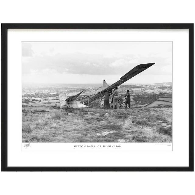 'Sutton Bank, Gliding C1960' by Francis Frith - Picture Frame Photograph Print on Paper The Francis Frith Collection Size: 40cm H x 50cm W x 2.3cm D on Productcaster.