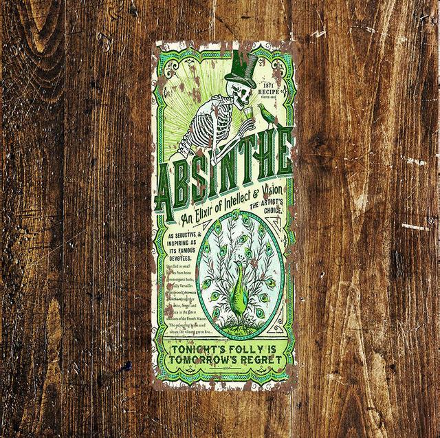 Absinthe Drink Wall Décor East Urban Home Size: 60cm H x 30cm W on Productcaster.