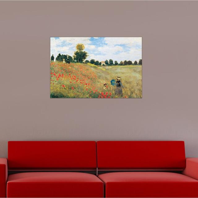 Coquelicot by Monet - Single Picture Frame Painting on MDF Marlow Home Co. on Productcaster.