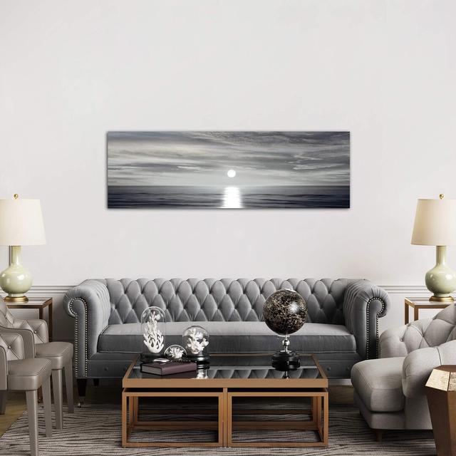 Sunlit Horizon I by Maggie Olsen - Wrapped Canvas Panoramic Print Brayden Studio Size: 50.8cm H x 152.4cm W x 3.81cm D on Productcaster.