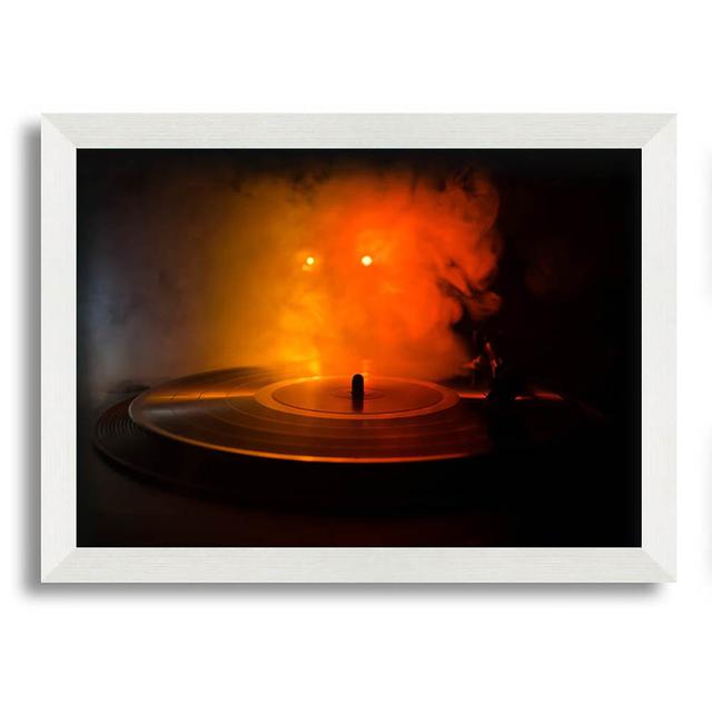 Akbez DJ Smoking - Single Picture Frame Art Prints Latitude Run Size: 42cm H x 59.7cm W x 10cm D on Productcaster.