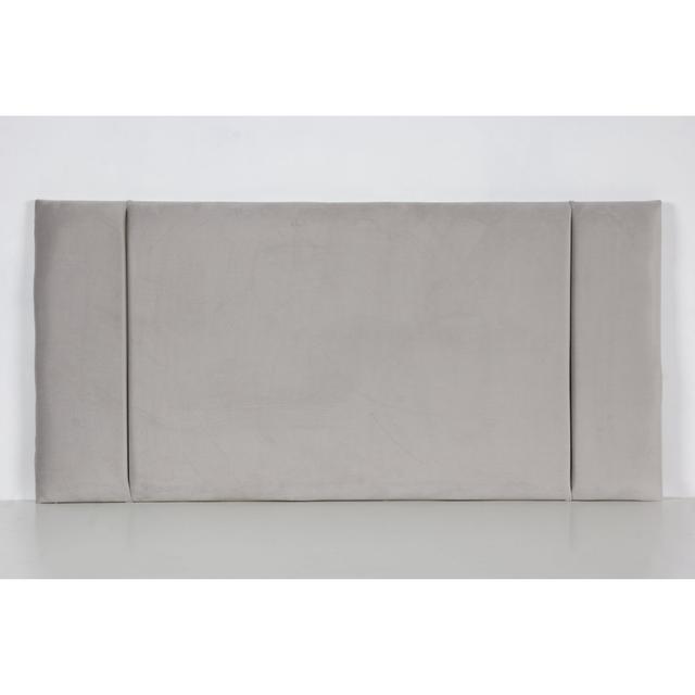 Catherin Upholstered Headboard Canora Grey Size: Double (4'6), Colour: Grey on Productcaster.