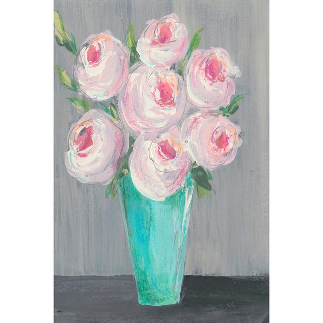 Sorbet Floral II by Regina Moore - Wrapped Canvas Art Prints Marlow Home Co. Size: 76cm H x 51cm W x 3.8cm D on Productcaster.