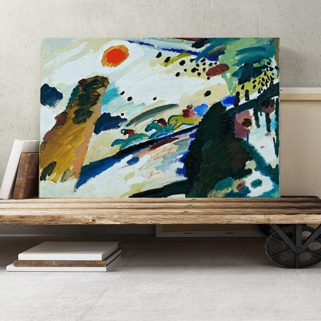 Wassily Kandinsky - Wrapped Canvas Painting East Urban Home Size: 70cm H x 100cm W on Productcaster.