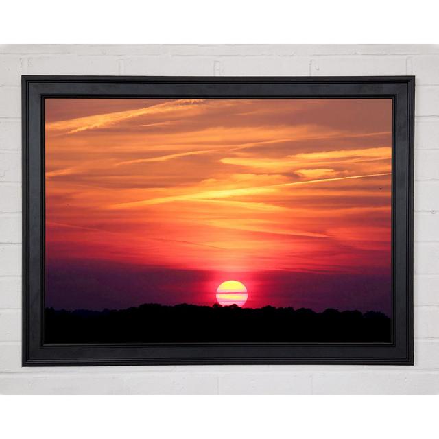 Clouds Across The Setting Sun - Print Ebern Designs Size: 84.1cm H x 118.9cm W x 1.5cm D on Productcaster.